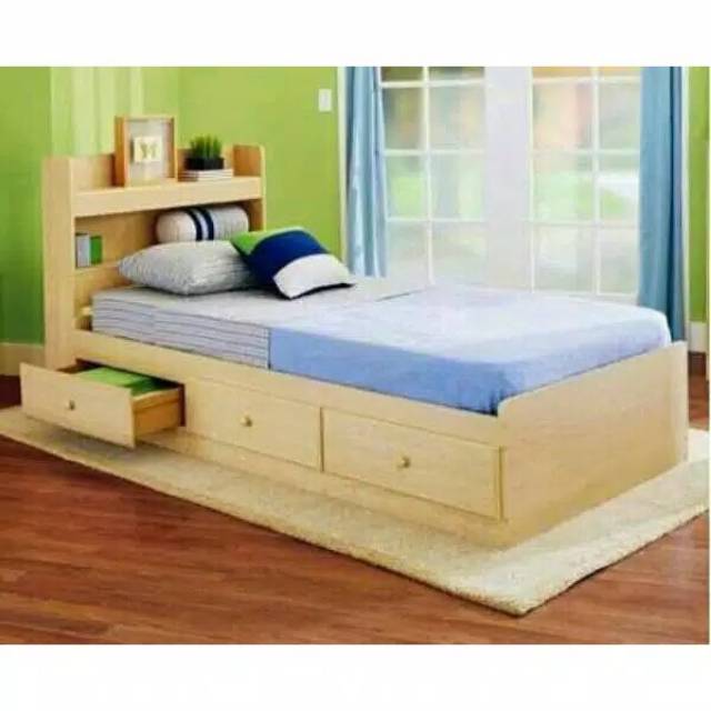 Dipan jati anak furnitur duco putih