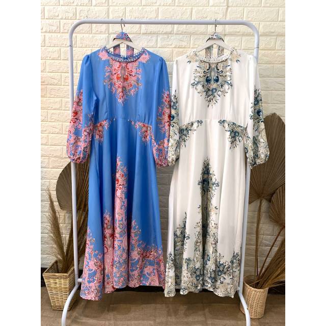 Gamis/Estillo dress/ flower dress import premium / dress zimmerman