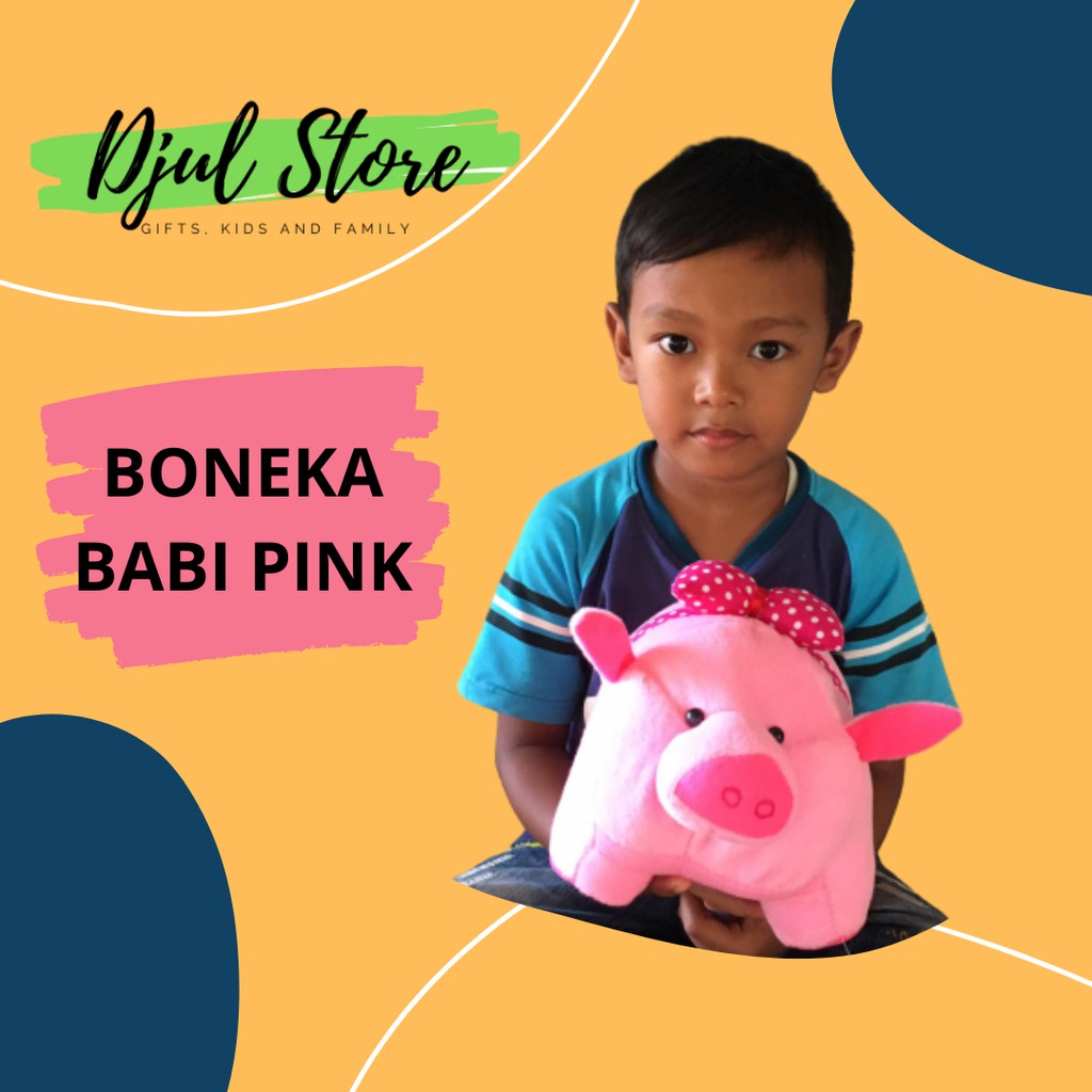 BONEKA BABI LUCU 30CM
