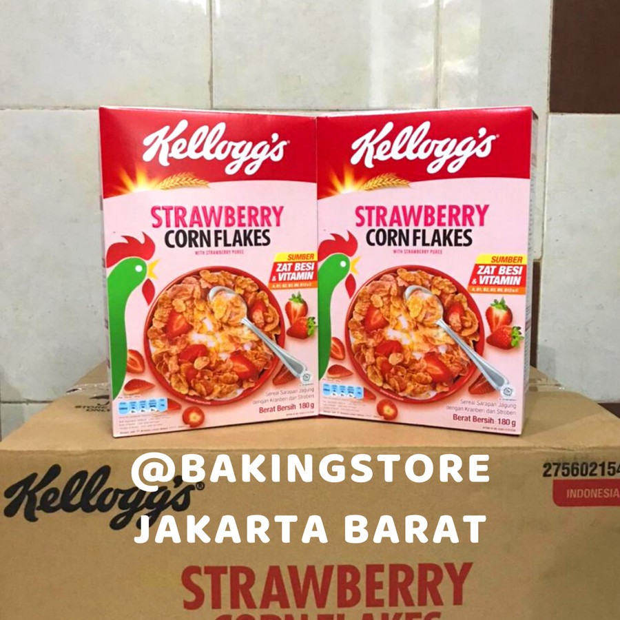 

Kelloggs Corn Flakes Strawberry 180 gr