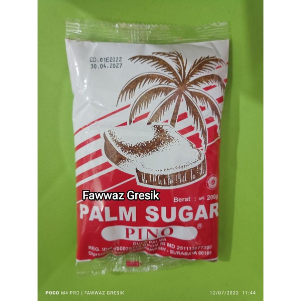 Palm Sugar / Gula Palem Pino 200gr / Pino Palem Sugar 200 gr