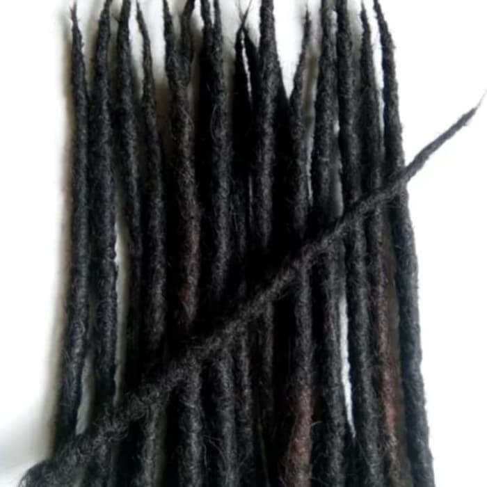 Rambut Gimbal 30 Cm Warna Hitam/Rambut Sambung/Hair Extention