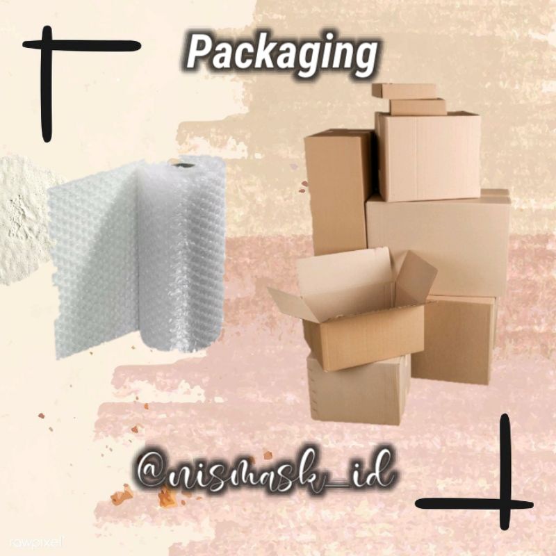 

packing tambahan bubble wrap+kardus