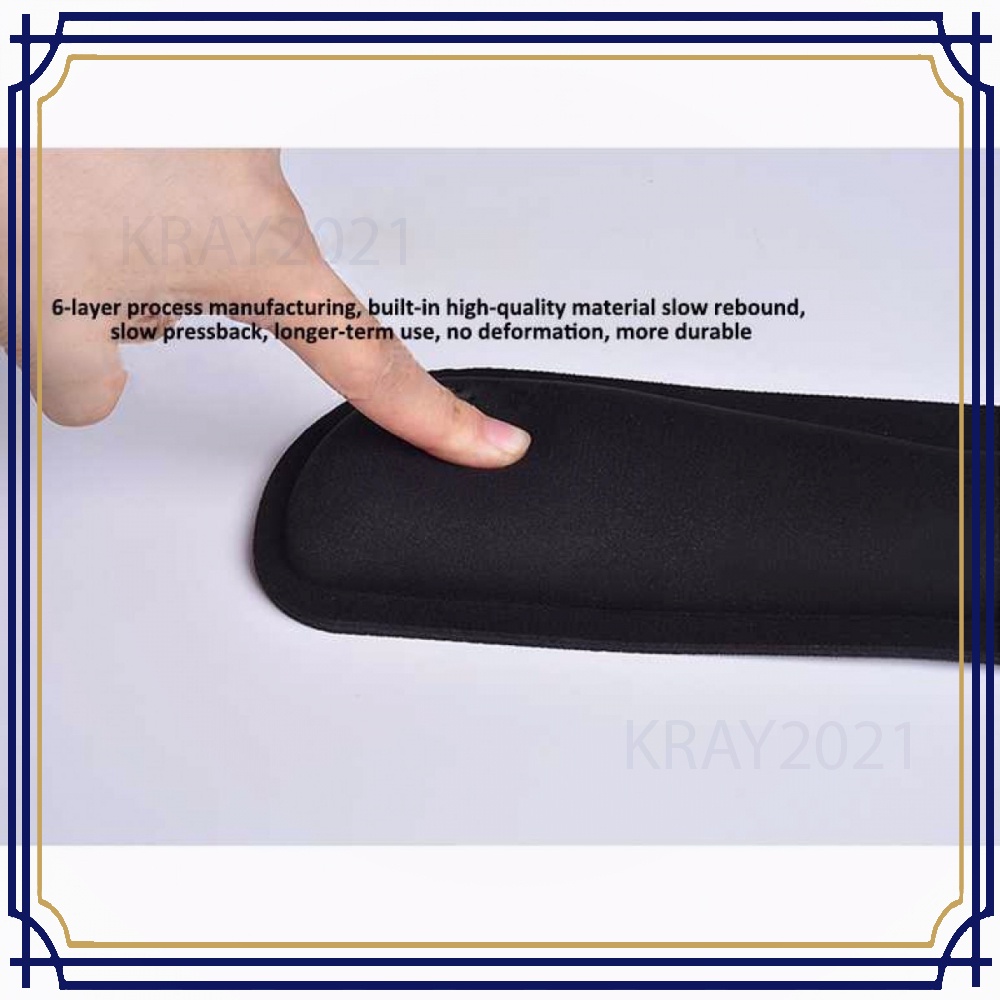 Ergonomic Keyboard Pad Alas Tangan Memory Foam KB011