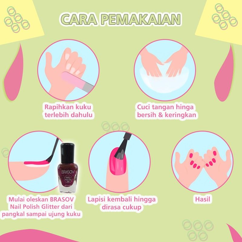 Kutek Cat Kuku BRASOV Nail Polish Assorted Colours