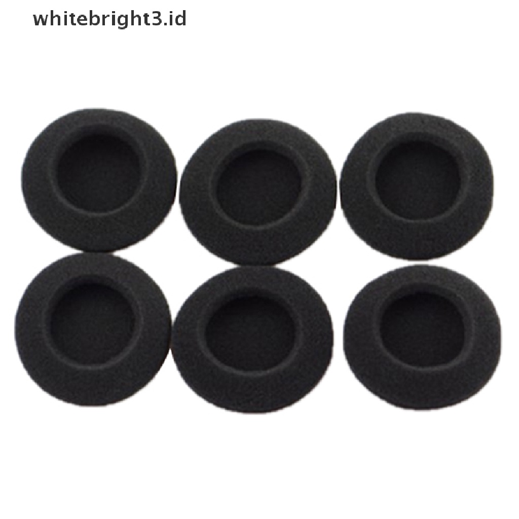 (whitebright3.id) 10pcs Busa Bantalan Telinga Pengganti Ukuran 5cm Untuk Headphone PC131 PX100