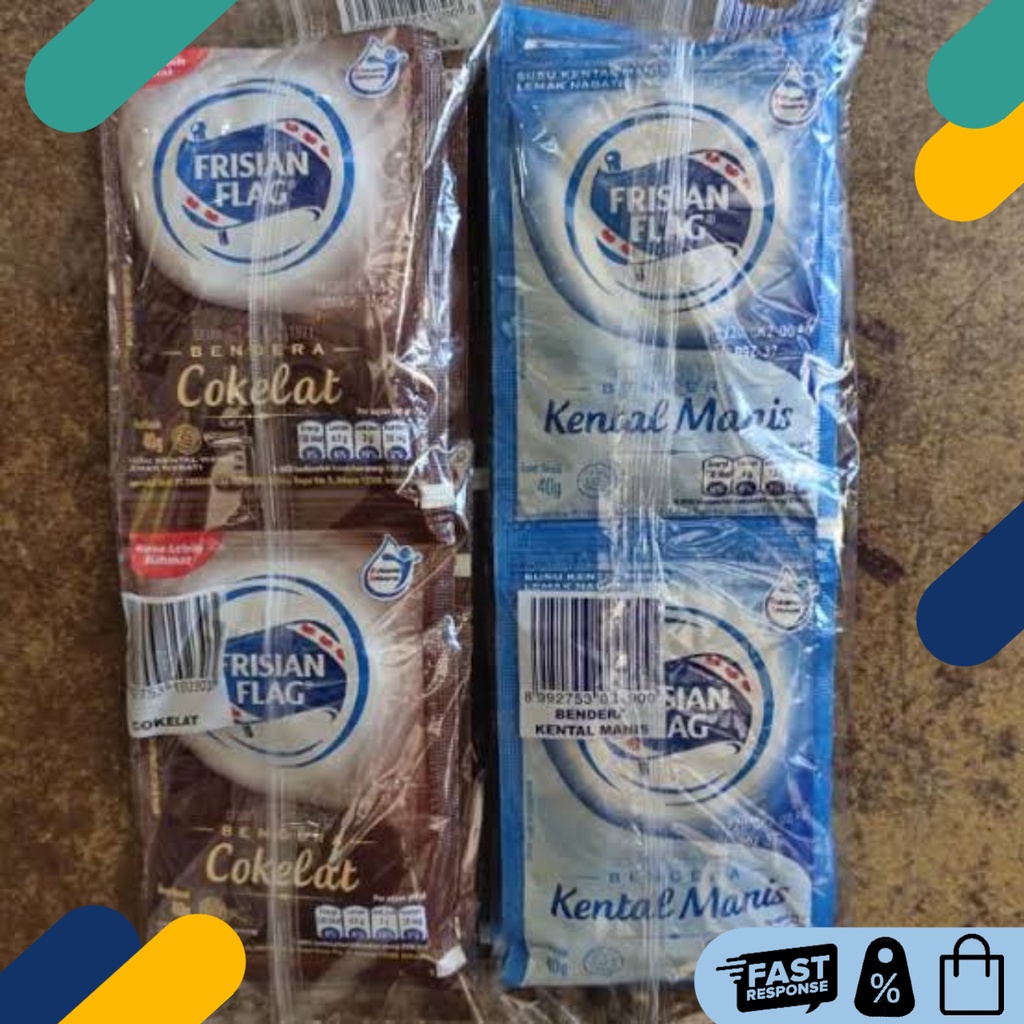 

PROMO !!! Susu Bendera / Frisian Flag Sachet Rasa Coklat dan Vanila