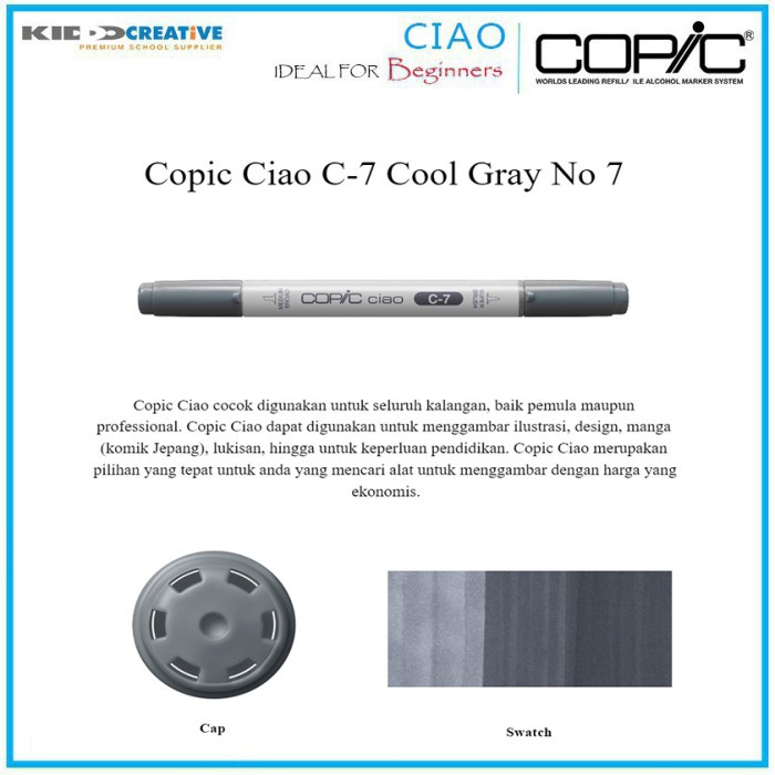 

Jual Copic Individual Ciao Colour ( C ) Limited