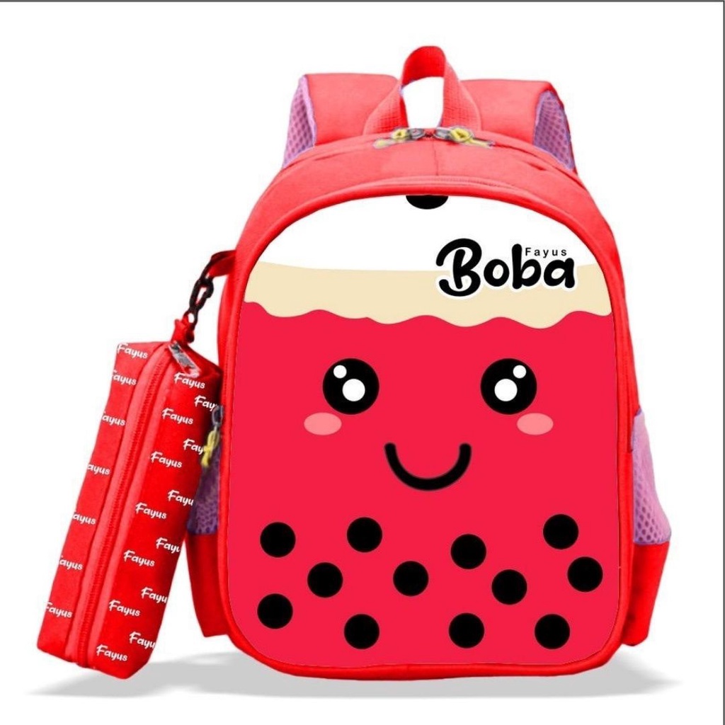 FLASH SALE 10.10 - RANSEL ANAK LAKI-LAKI/PEREMPUAN MOTIF MINUMAN BOBA | RANSEL PUNGGUNG LUCU UNTUK SEKOLAH | RANSEL WARNA-WARNI UNTUK ANAK | RANSEL LUCU | TAS LUCU ANAK MOTIF BOBA | MINUMAN BOBA RANSEL | RANSEL BOBA WARNA