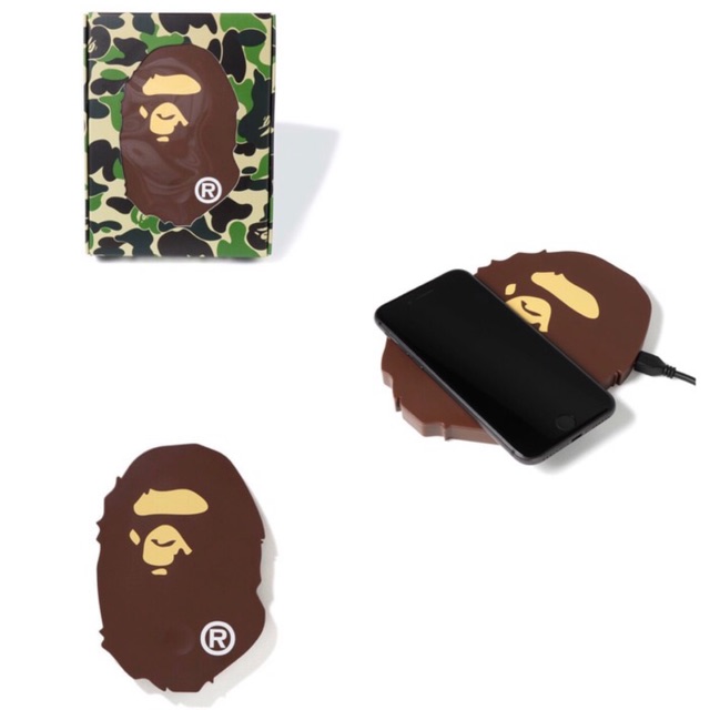 Bathing Ape BAPE APE Head Wireless Charger 100% Original RARE Item