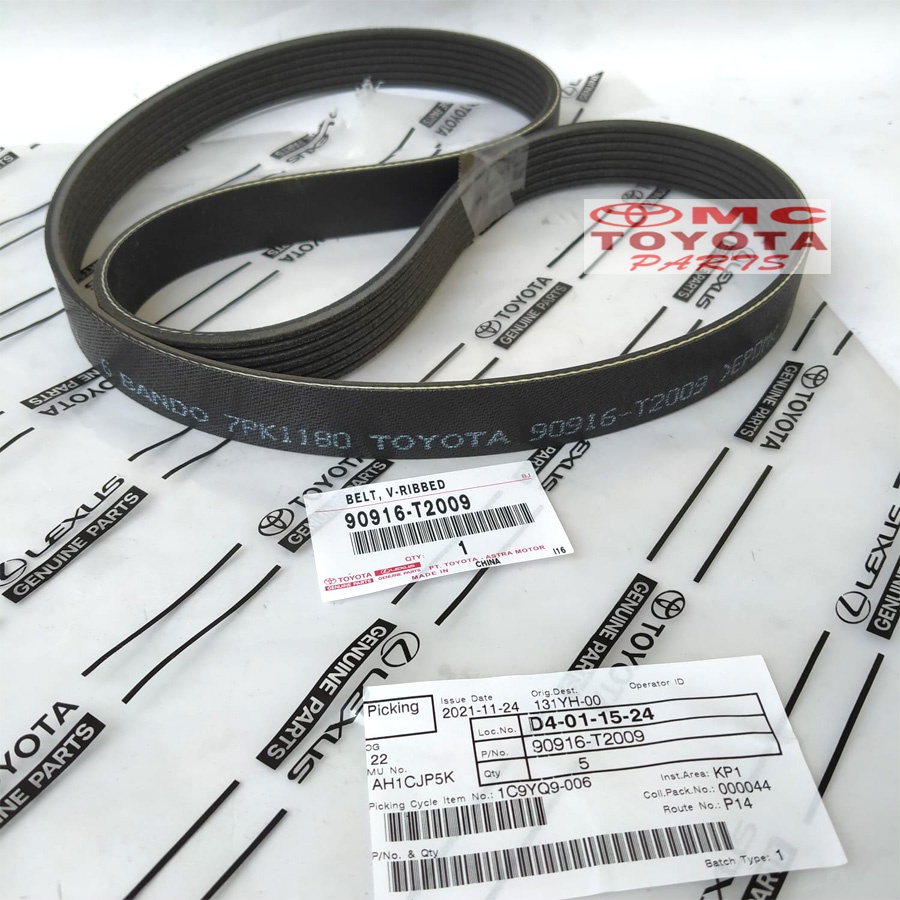 Tali Kipas (Fan/Van/V Belt) Etios 90916-T2009