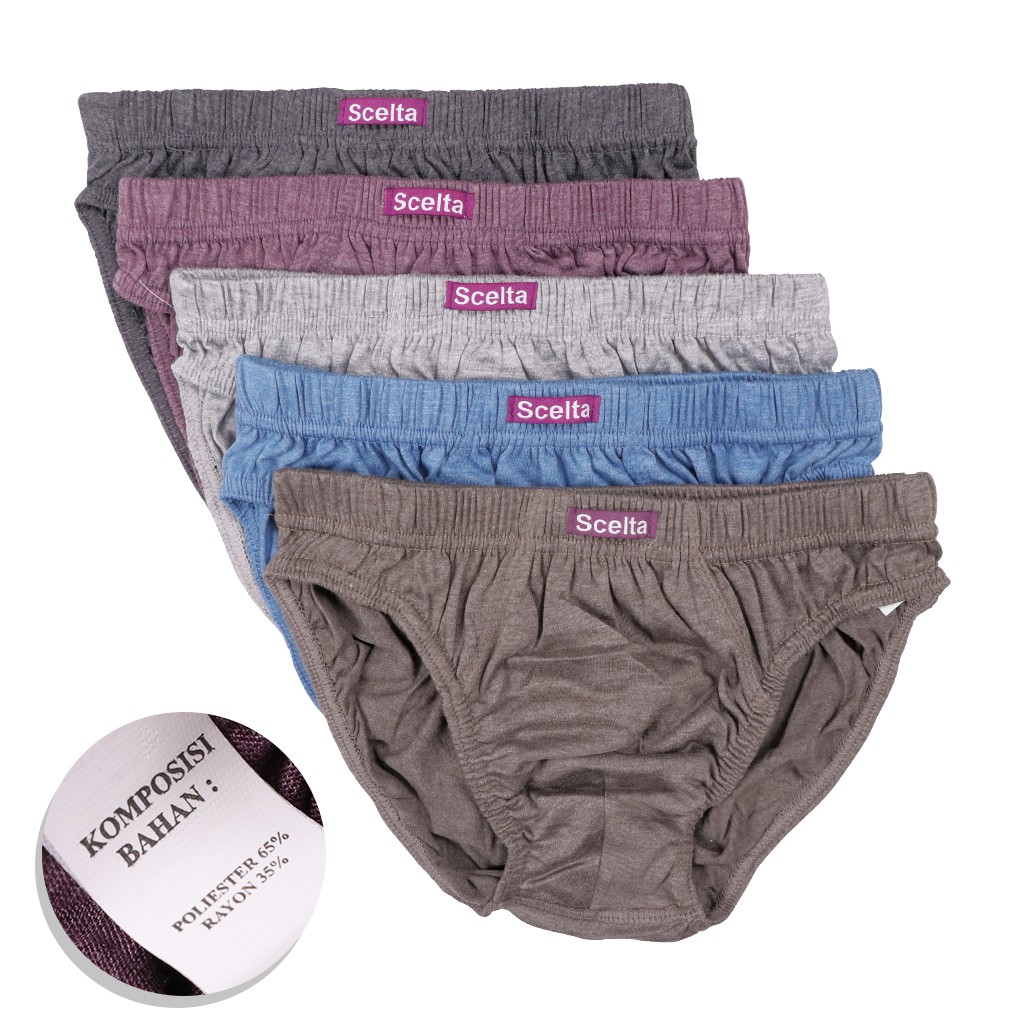 Scelta - 1Pcs Celana Dalam Pria Cd Cowok Laki-Laki Men'S Underwear Eceran Sm 101 thumbnail 3