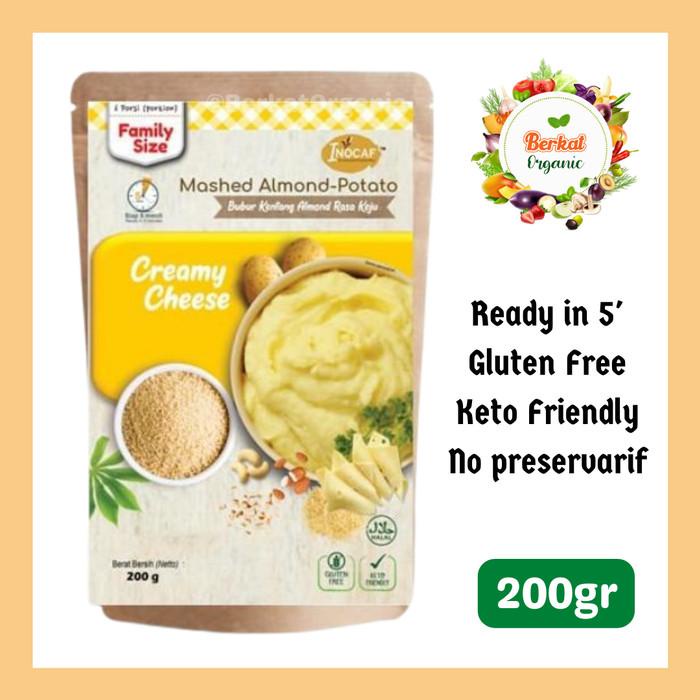 

Tepung | Inocaf Bubur Kentang Almond Rasa Keju | Mashed Almond-Potato | 200Gr