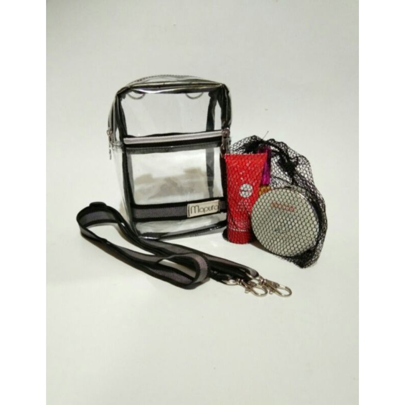 sling bag transparan