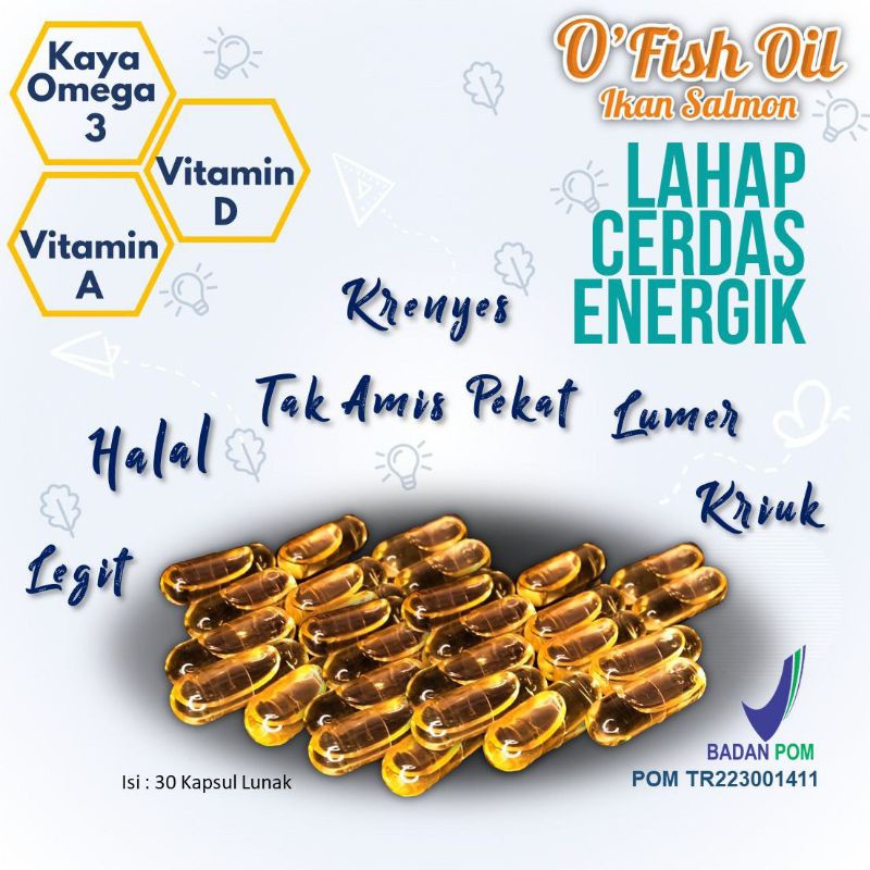 

O Fish Oil Minyak Ikan Salmon