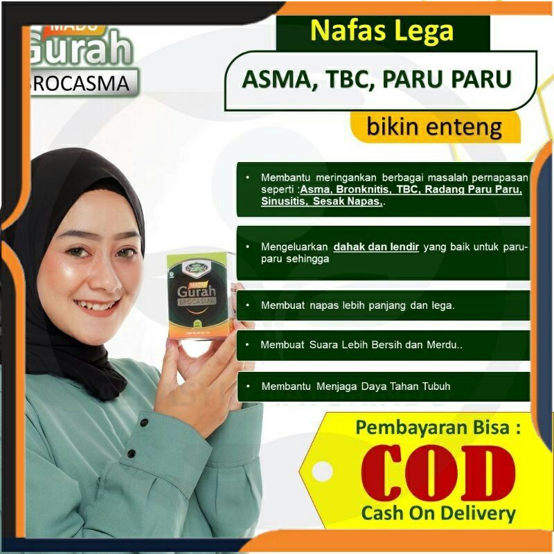 

Madu Gurah Brocasma Obat Herbal Untuk Penyakit Asma Sesak Napas Bronkitis Paru Paru TBC