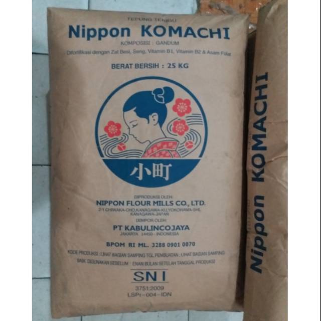 

Tepung Terigu Nippon Komachi 25 KG khusus Gojek dan Grab