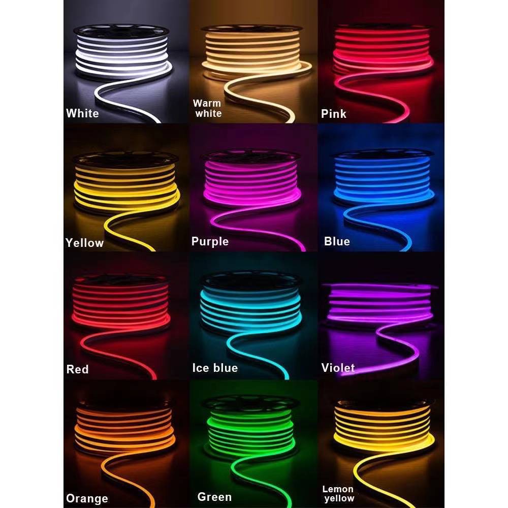 Neon Flexible 220v Per 10 Meter / Lampu LED Neon Sign/ Anti Air