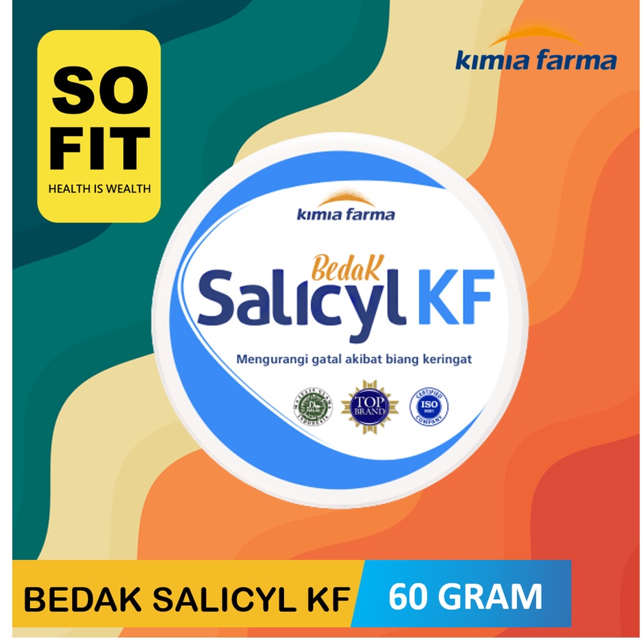 Bedak Salicyl 2% 60gr / Bedak Gatal Tabur / Bedak Biang Keringat