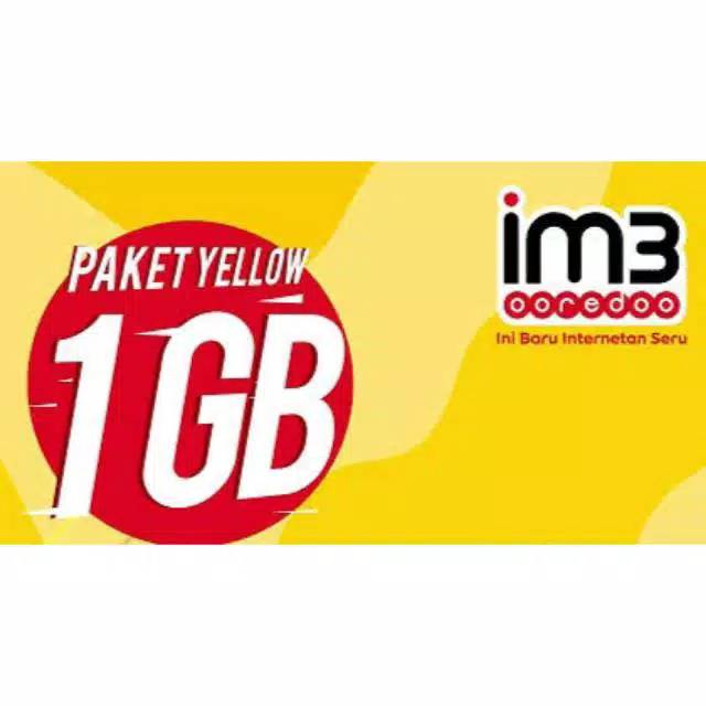 Vocher Data Indosat 1 GB Mini - 30 Hari