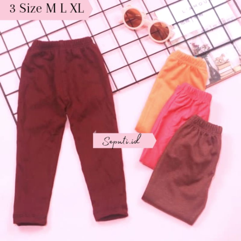 Legging Anak Usia 3th-9th-12th M-L-XL /Legging anak perempuan/ Jegging Anak