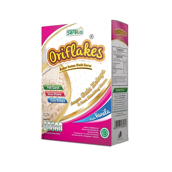 Oriflakes Sereal Box ORIGINAL Umbi Garut Gastro Asam Lambung