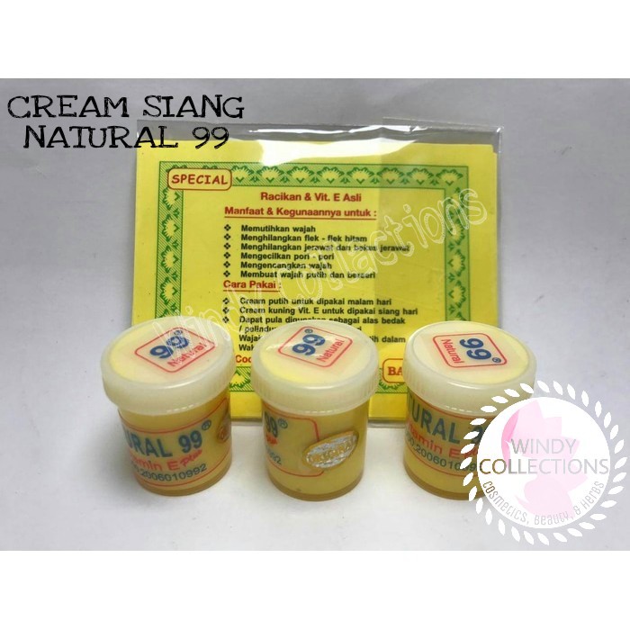 CREAM NATURAL 99 VITAMIN E 100% ORIGINAL