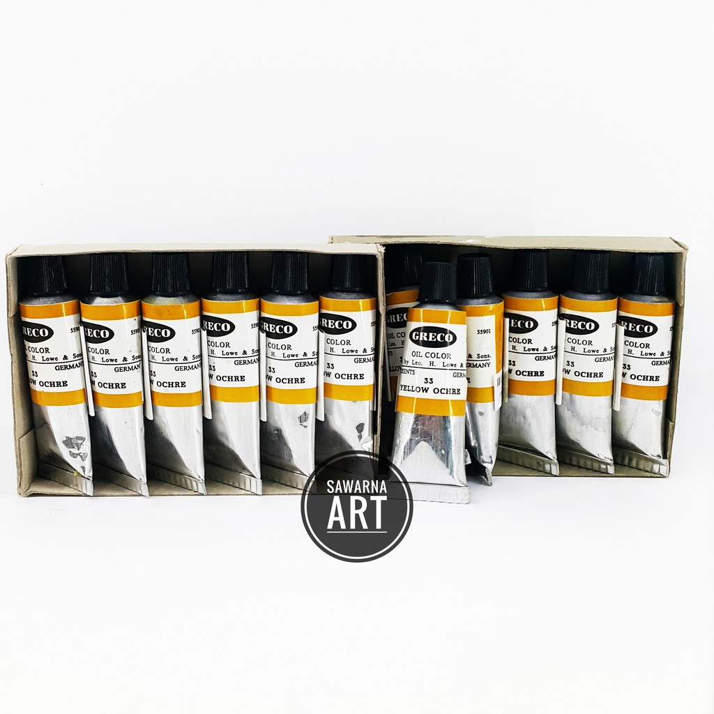 

Greco Oil Colour Yellow Ochre No 33