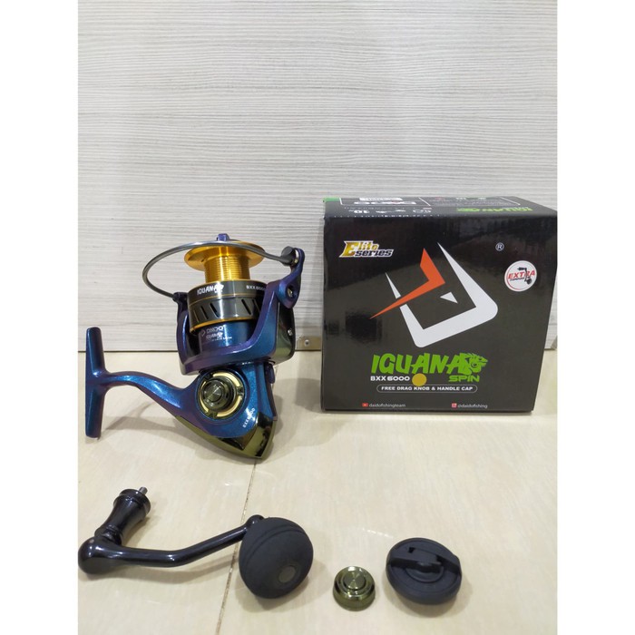 Reel Daido Iguana 1000 2000 3000 4000 6000 Power Handle - Daido Iguana Spin 1000 2000 3000 4000 6000