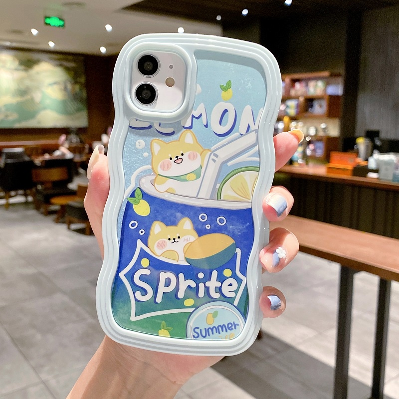 2 in 1 Casing iPhone 13 12 Pro MAX 11 X XR XS MAX Motif Anjing Kucing Minuman Lucu
