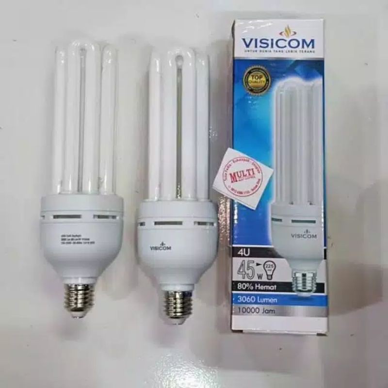 LAMPU JARI JUMBO 4 JARI 45w &amp; 30w