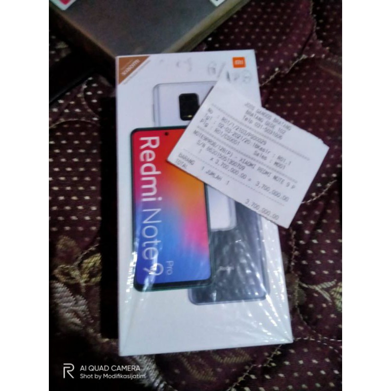 HP REDMI NOTE 9 PRO 8 / 128 RAM 8GB INTERNAL 128GB