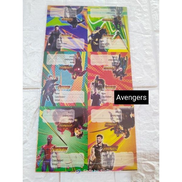 

1 Bungkus = 5 label stiker!! Label stiker nama/label stiker buku/label sticker murah lucu/label nama karakter