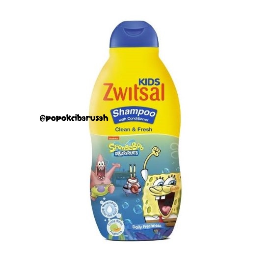 Zwitsal Kids Shampoo With Conditioner 180ml/popokcibarusah