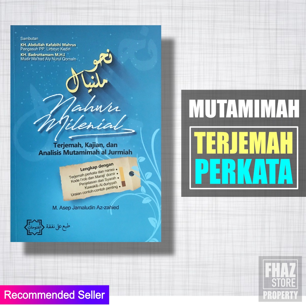 Terjemah Perkata Kitab Mutamimah Dilengkapi Kajian Penjelasan Dari Syarah Kawakib | Buku Terjemahan 