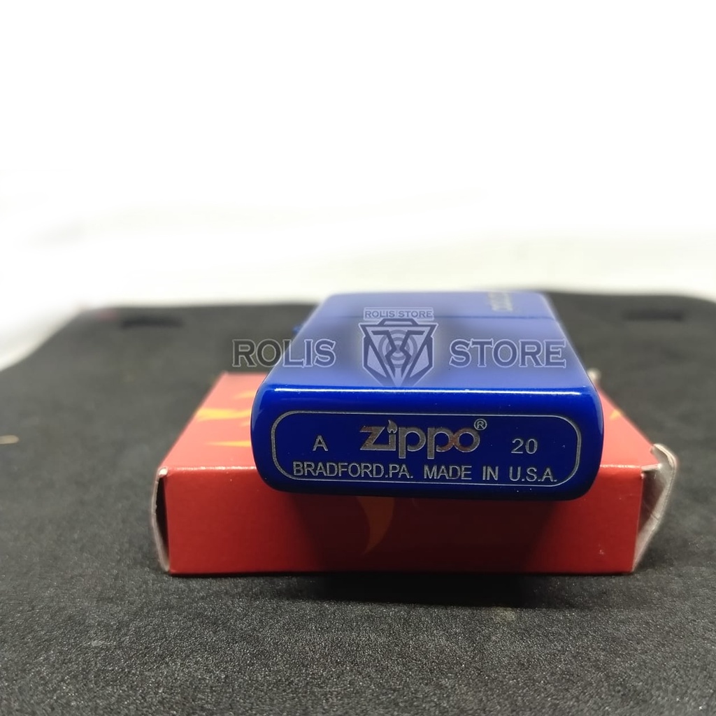 KOREK API ZIPPO MURAH BLUE