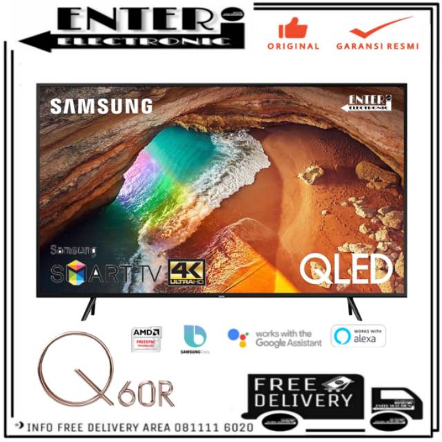 SAMSUNG QA65Q60R - SAMSUNG QLED TV 65 INCH SMART TV QLED 4K UHD HDR TV LED 65 INCH 65Q60 65Q60R