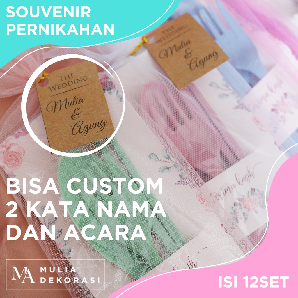 Souvenir Pernikahan Murah Unik Mangkok Alat Makan Lengkap Dengan Tile Custom