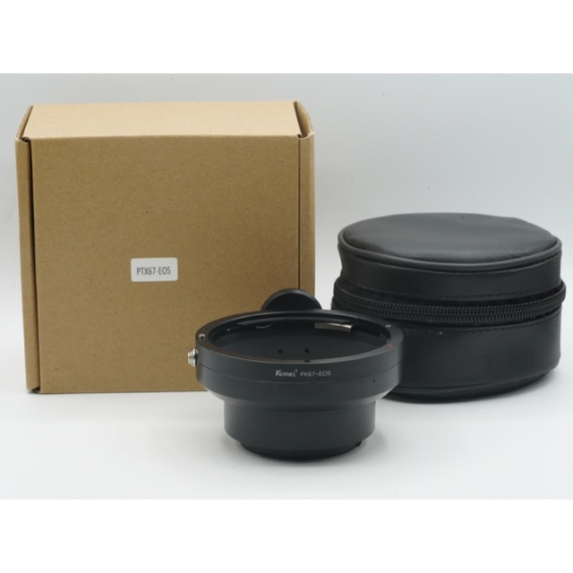 Kernel Lens Adapter - Lensa Pentax 67 6x7 67II - Canon DSLR EF / P67 - EOS