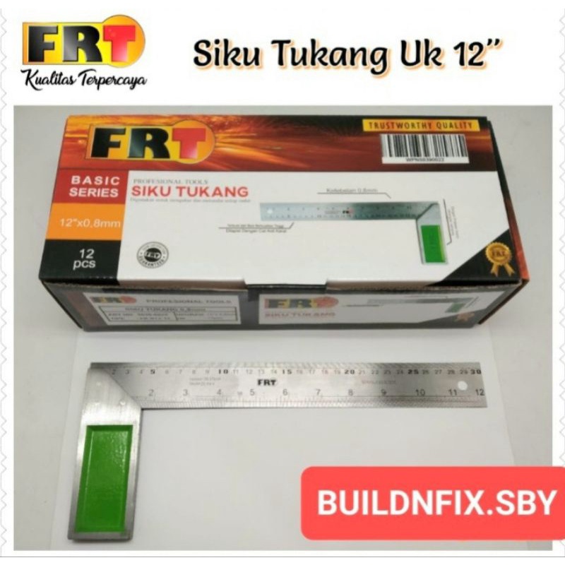

FRT SIKU PENGGARIS TUKANG 12" 30CM TEBAL DILAPISI CAT ANTI KARAT