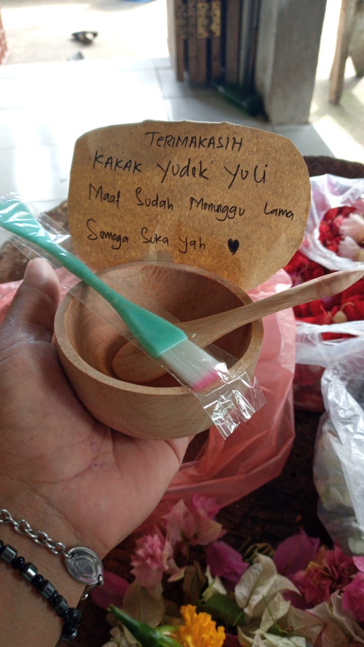 Mangkok Kayu  Masker Grade B (doff)