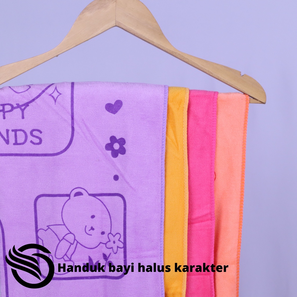 HANDUK MANDI BAYI MICROFIBER Halus Lembut SOREX ANDUK MANDI BAYI LEMBUT MICROFIBER