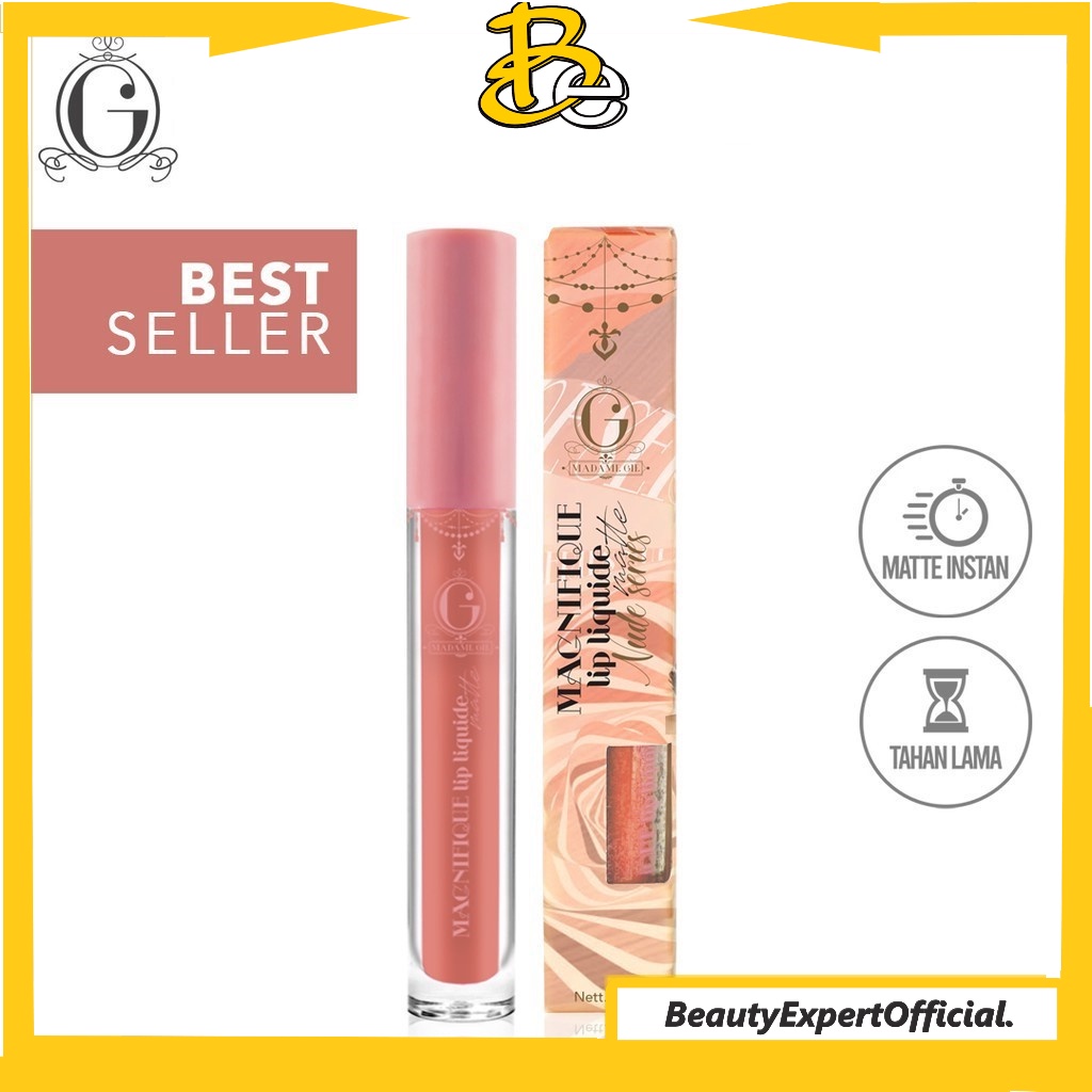 ⭐️ Beauty Expert ⭐️ Madame Gie Magnifique Lip Liquide Matte Nude Series - MakeUp Lip Cream Lipstik