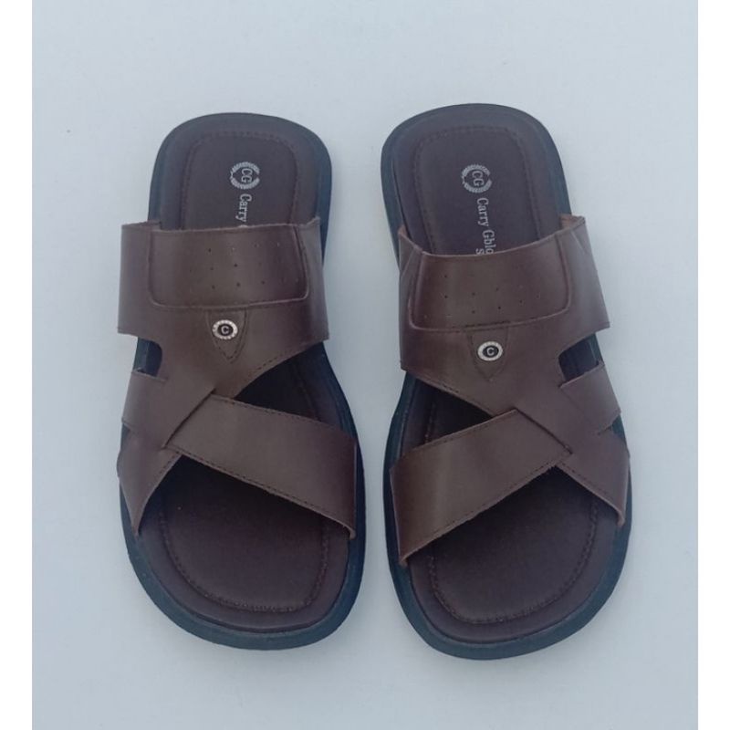 sandal jumbo big size sandal kulit pria ukuran besar