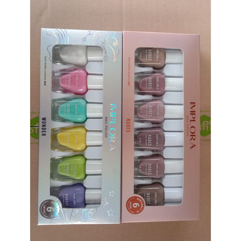 Kutek Implora Wonder New Colection Bpom Isi 6 Pcs All Varian