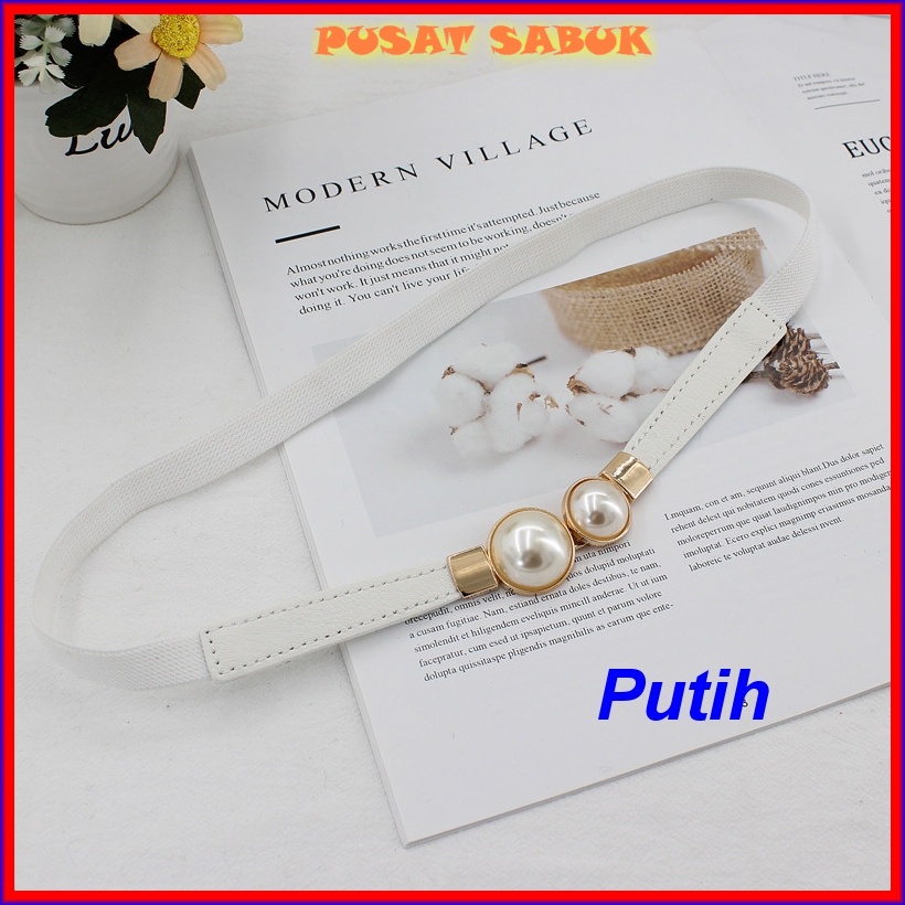 Gesper Sabuk Wanita Kulit Ikat Pinggang Tali kecil Fashion Korea Women Belt Gold Gasper Pesta Warna Emas Kekinian Blet Grosir Import Murah