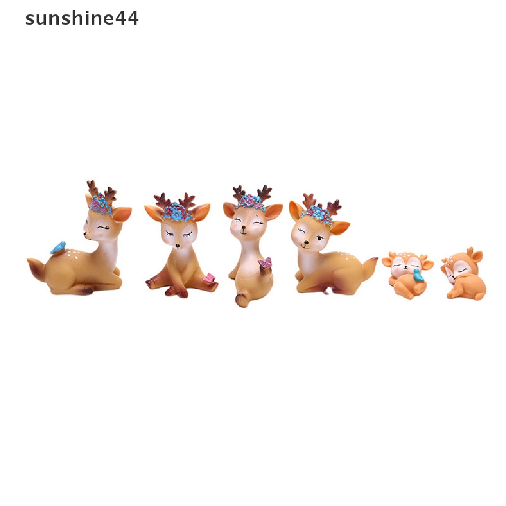 Sunshine Sika Miniatur Rusa Untuk Dekorasi Kue