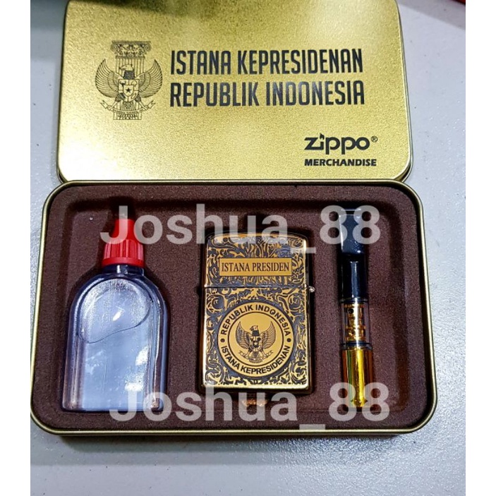 Korek Api Zippo Custom Ukir Paket + Pipa Zippo Custom logo Istana Batik Constantine Bisa Ukir Nama S