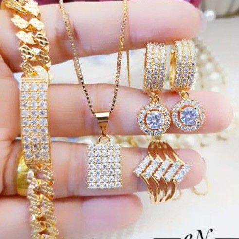 Xuping Set Perhiasan Lapis Emas 24k 2706n