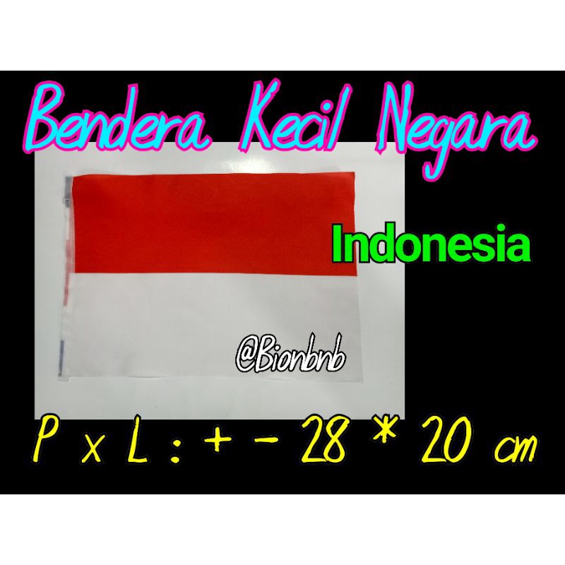 Bendera Negara INDONESIA Bendera Negara Kecil